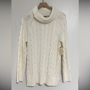 ST. JOHN’S BAY | Chunky Knit Turtleneck Sweater